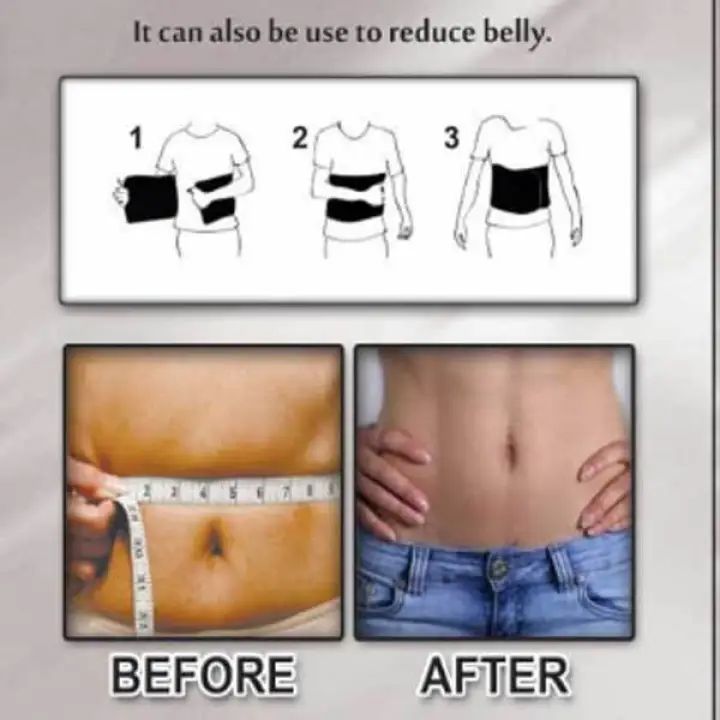 ADJUSTABLE 2 PANEL ABDOMINAL BINDER and lower Back support Belt